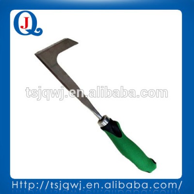 Small Stainless steel Garden Tools sickle With PP+TPR Grip Handle